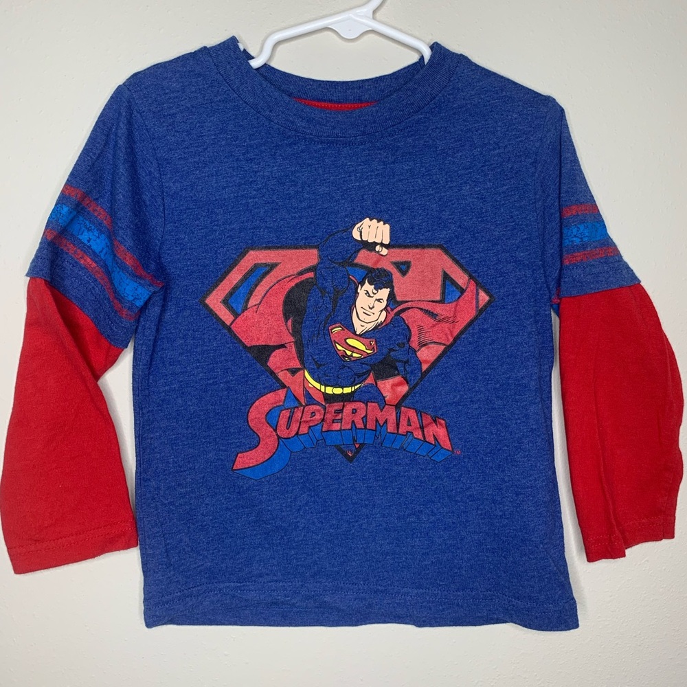 DC Comics' Superman Long-Sleeve Graphic T-Shirt